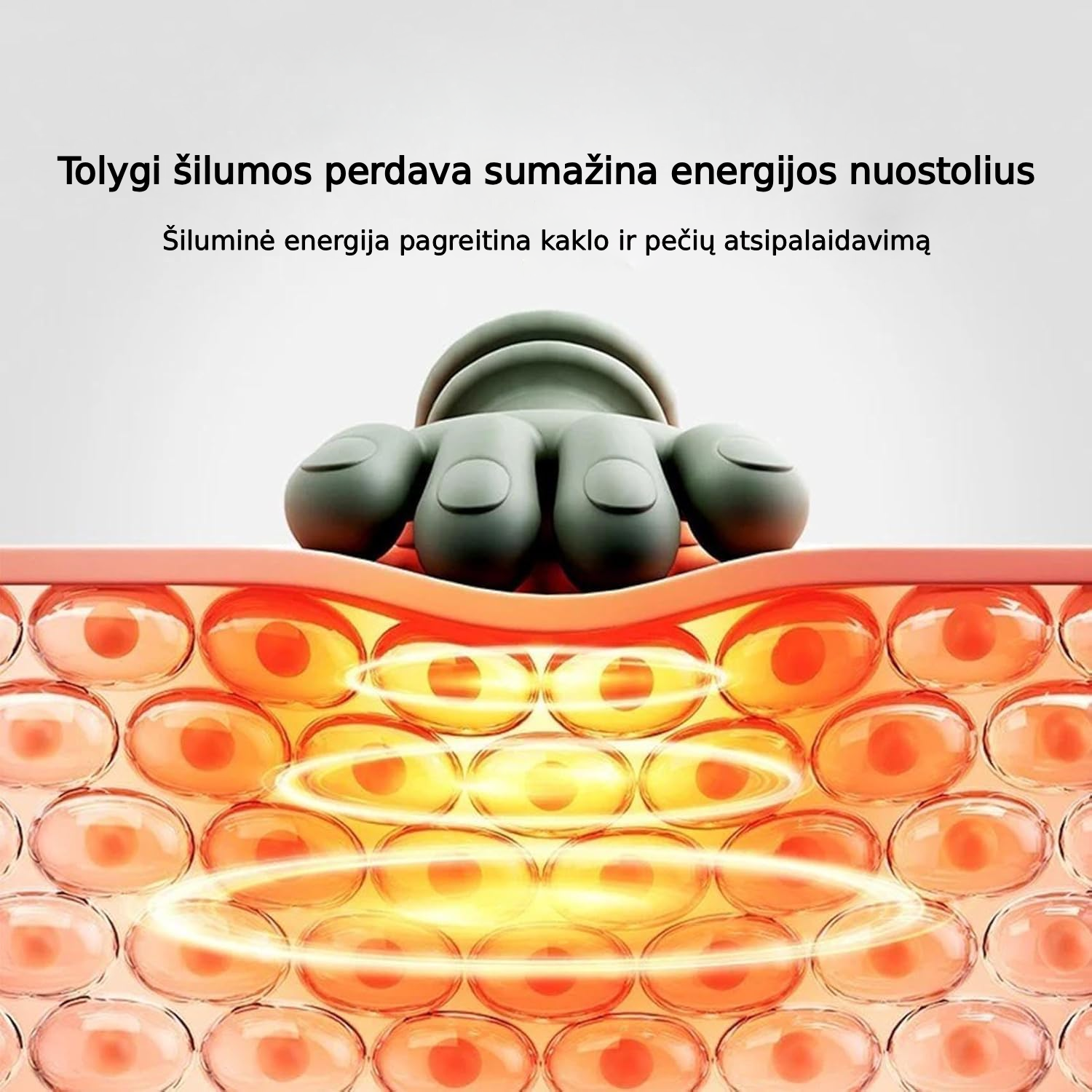 Maloniau™ – 4D pečių ir kaklo masažuoklis su šildymu (žalias)